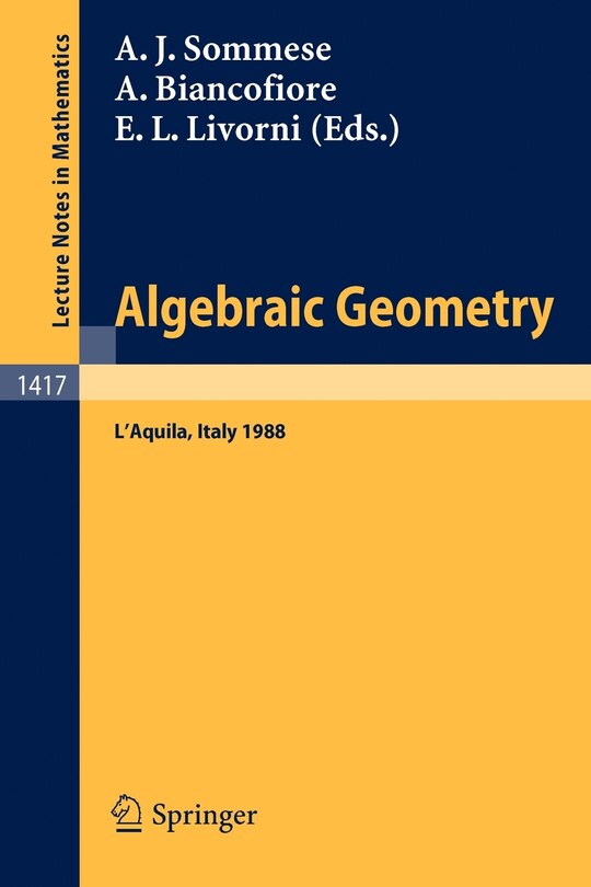 Front cover_Algebraic Geometry