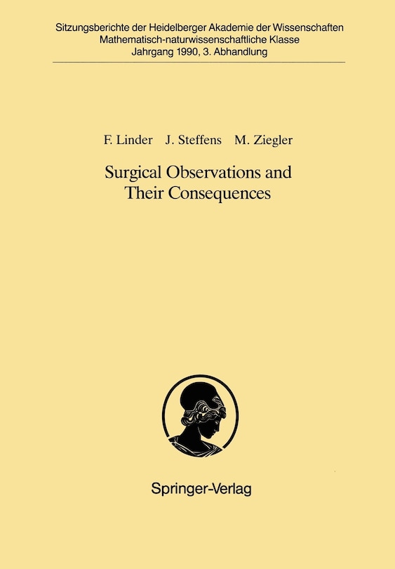 Front cover_Surgical Observations and Their Consequences