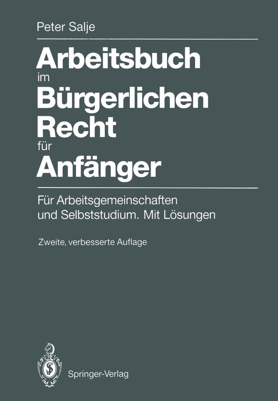 Couverture_Arbeitsbuch Im Bürgerlichen Recht Für Anfänger