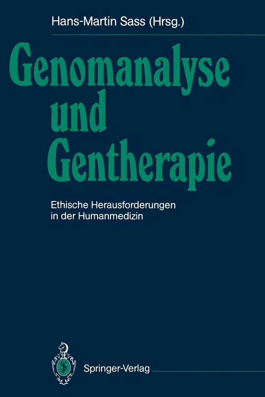 Front cover_Genomanalyse und Gentherapie