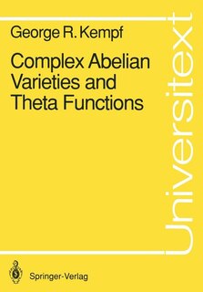 Front cover_Complex Abelian Varieties and Theta Functions