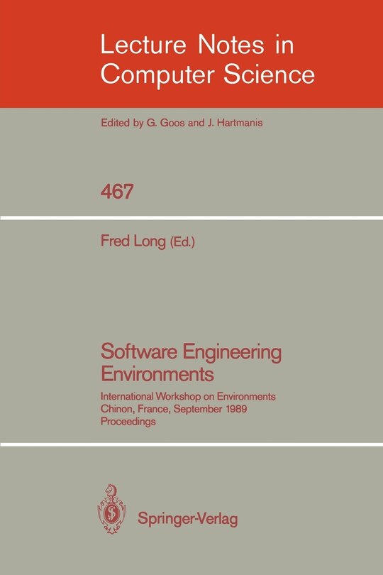 Front cover_Software Engineering Environments
