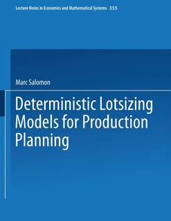 Couverture_Deterministic Lotsizing Models for Production Planning
