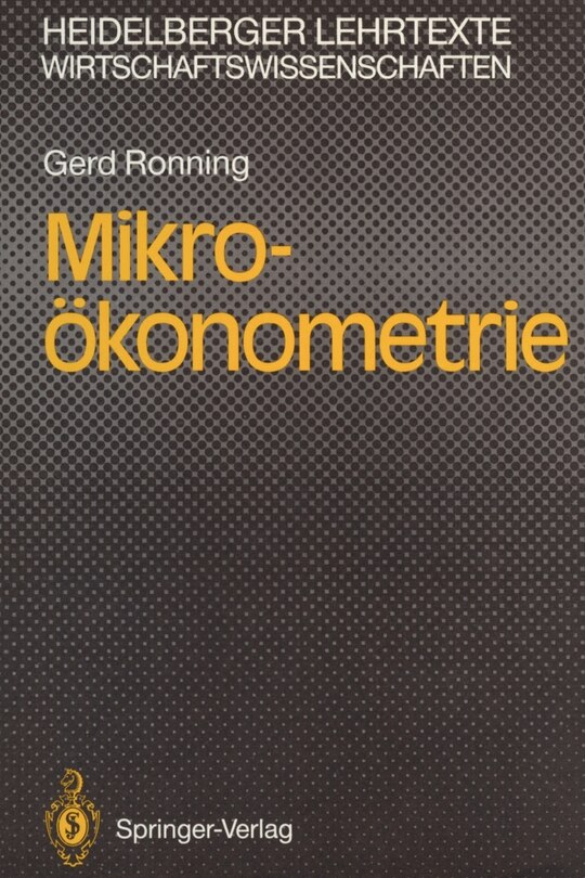 Front cover_Mikro-ökonometrie