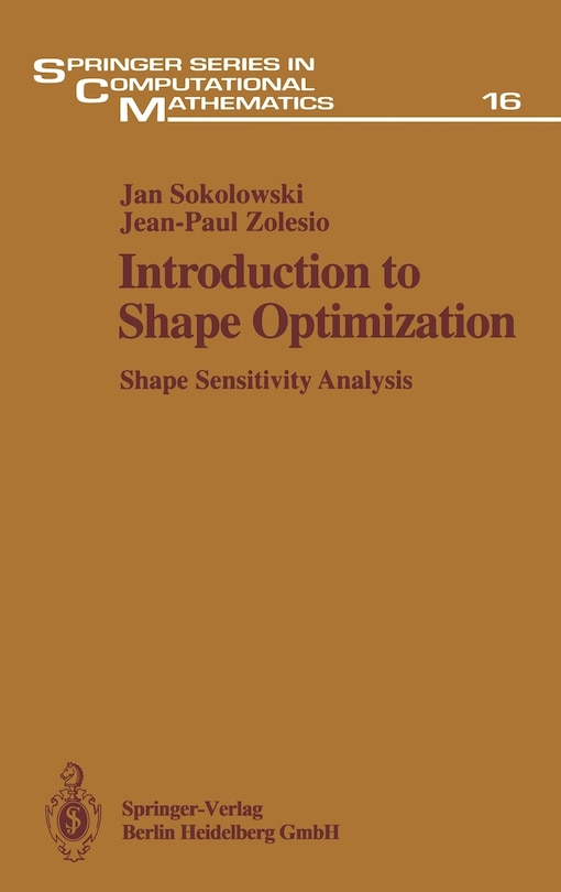 Front cover_Introduction to Shape Optimization