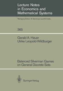 Front cover_Balanced Silverman Games on General Discrete Sets