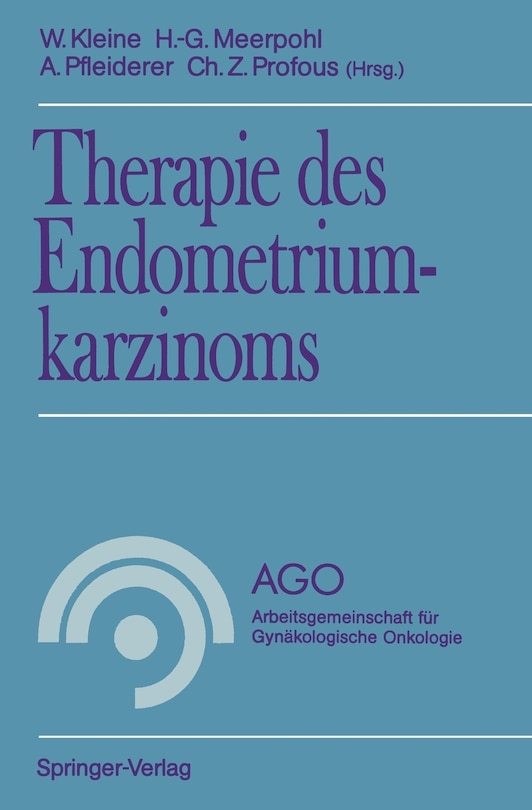 Front cover_Therapie des Endometriumkarzinoms