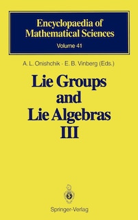 Front cover_Lie Groups and Lie Algebras III