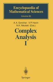 Front cover_Complex Analysis I