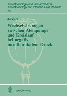 Front cover_Wechselwirkungen zwischen Atempumpe und Kreislauf bei negativ intrathorakalem Druck