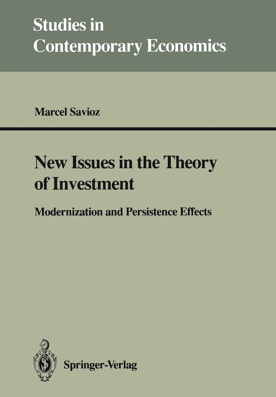 Front cover_New Issues in the Theory of Investment