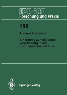 Couverture_Ein Beitrag zur Meßdatenverarbeitung in der Koordinatenmeßtechnik