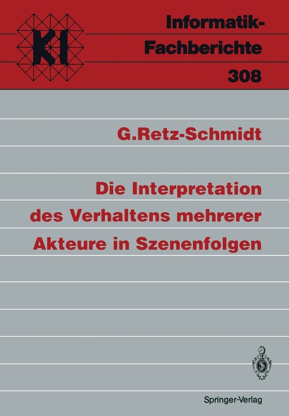 Front cover_Die Interpretation des Verhaltens mehrerer Akteure in Szenenfolgen
