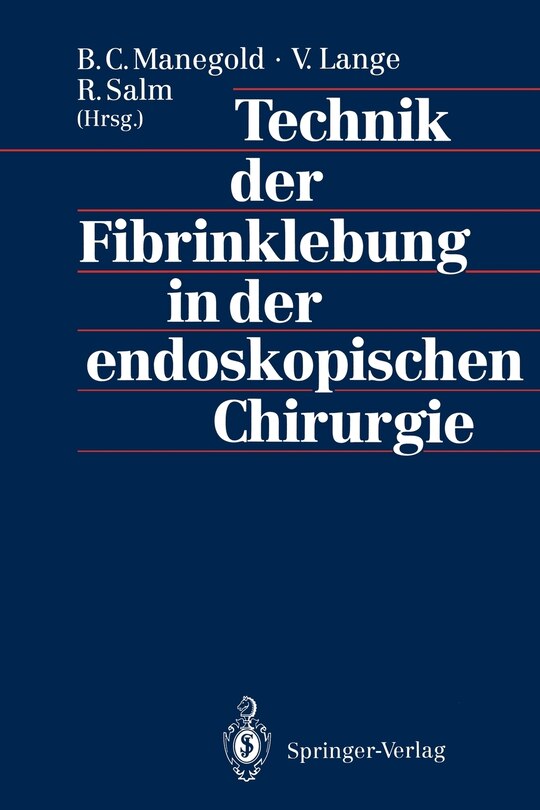 Couverture_Technik der Fibrinklebung in der endoskopischen Chirurgie