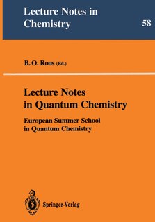 Couverture_Lecture Notes in Quantum Chemistry