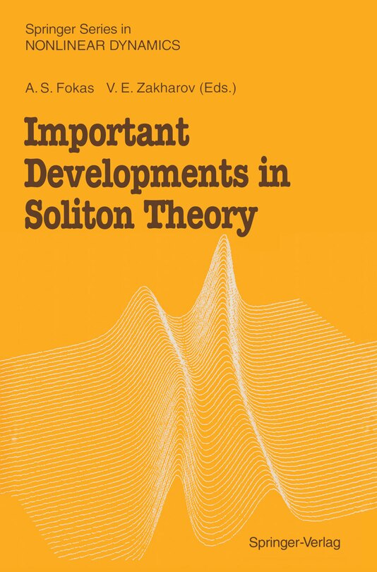 Front cover_Important Developments in Soliton Theory