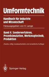 Front cover_Umformtechnik Handbuch Für Industrie Und Wissenschaft
