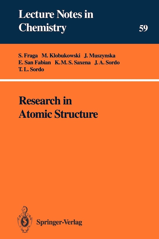 Front cover_Research in Atomic Structure