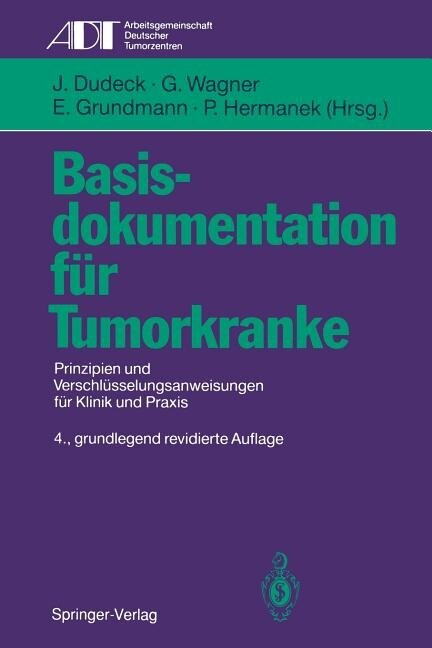 Front cover_Basisdokumentation Für Tumorkranke