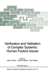 Front cover_Verification and Validation of Complex Systems: Human Factors Issues