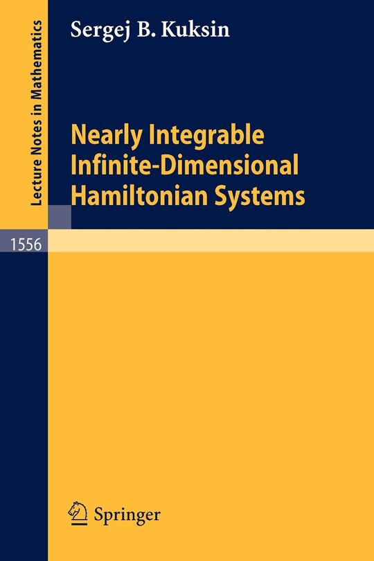 Front cover_Nearly Integrable Infinite-Dimensional Hamiltonian Systems