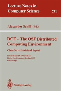 Front cover_DCE - The OSF Distributed Computing Environment, Client/Server Model and Beyond