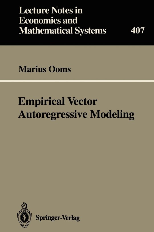 Front cover_Empirical Vector Autoregressive Modeling