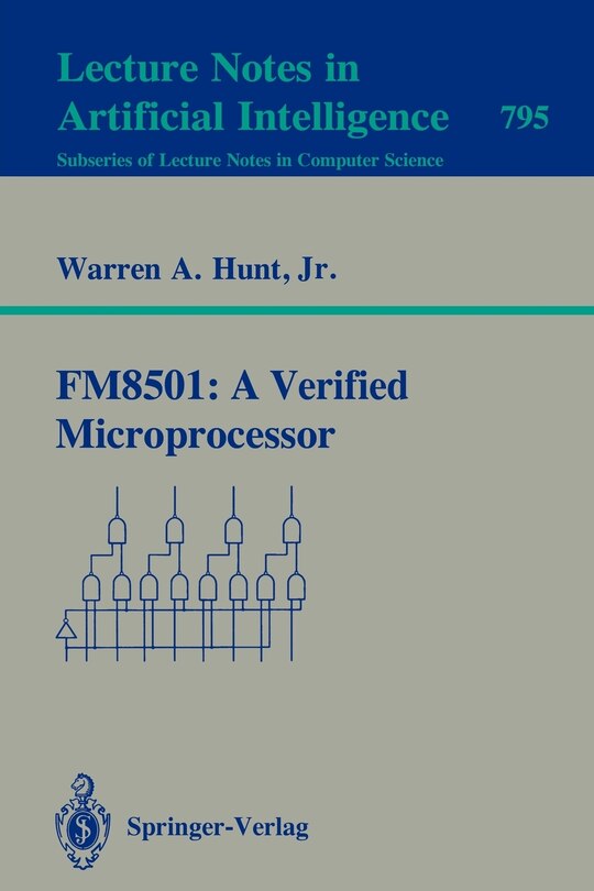 Front cover_FM8501: A Verified Microprocessor