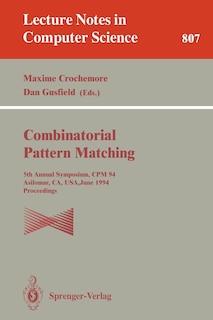Front cover_Combinatorial Pattern Matching