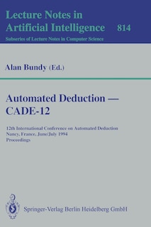 Couverture_Automated Deduction -- Cade-12