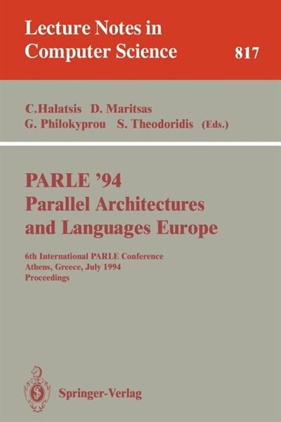 Couverture_PARLE '94 Parallel Architectures and Languages Europe