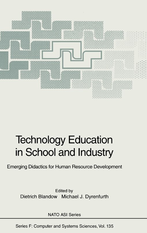 Front cover_Technology Education in School and Industry