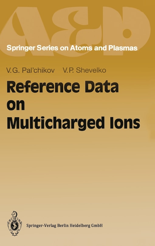 Couverture_Reference Data on Multicharged Ions