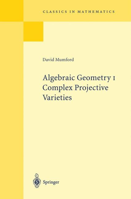 Front cover_Algebraic Geometry I