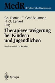 Front cover_Therapieverweigerung Bei Kindern Und Jugendlichen
