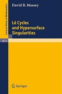 Couverture_Le Cycles and Hypersurface Singularities
