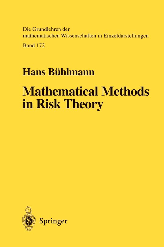 Front cover_Mathematical Methods In Risk Theory