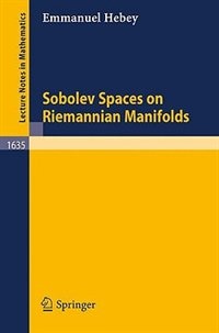 Couverture_Sobolev Spaces On Riemannian Manifolds