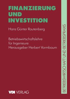 Front cover_Finanzierung und Investition