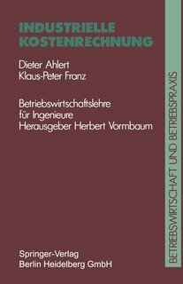 Front cover_Industrielle Kostenrechnung