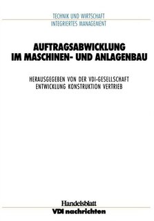 Front cover_Auftragsabwicklung Im Maschinen- Und Anlagebau