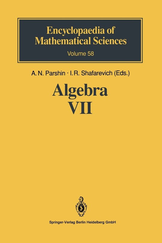 Couverture_Algebra VII