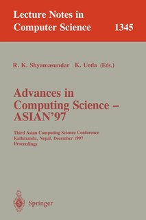 Front cover_Advances in Computing Science - ASIAN'97