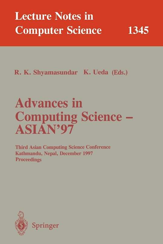 Front cover_Advances in Computing Science - ASIAN'97