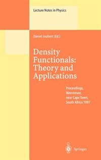 Front cover_Density Functionals: Theory and Applications