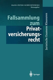 Front cover_Fallsammlung zum Privatversicherungsrecht