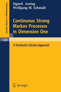 Front cover_Continuous Strong Markov Processes in Dimension One