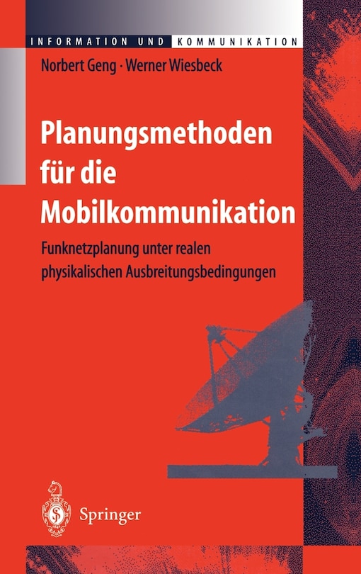 Front cover_Planungsmethoden Für Die Mobilkommunikation