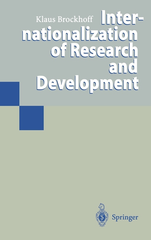 Couverture_Internationalization Of Research And Development