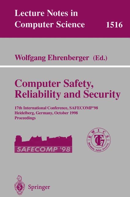 Couverture_Computer Safety, Reliability And Security